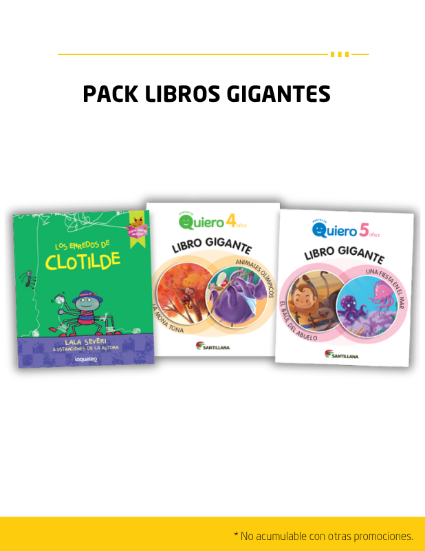 Pack libros gigantes